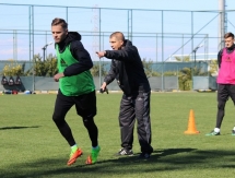 Фоторепортаж с утренней тренировки «Тобола»