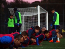 Фоторепортаж с вечерней тренировки «Ордабасы»