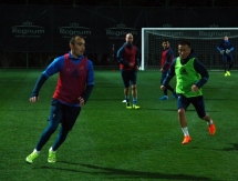 Фоторепортаж с вечерней тренировки «Ордабасы»