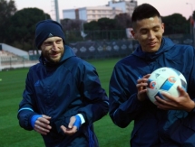 Фоторепортаж с вечерней тренировки «Ордабасы»