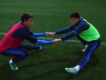 Фоторепортаж с вечерней тренировки «Ордабасы»