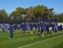 Фоторепортаж с утренней тренировки «Ордабасы»