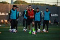 Фоторепортаж предыгровой тренировки «Кайрата»