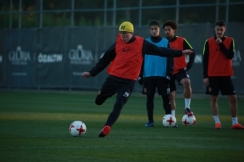 Фоторепортаж предыгровой тренировки «Кайрата»