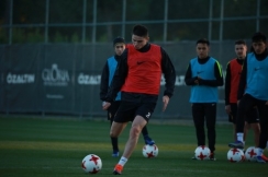 Фоторепортаж предыгровой тренировки «Кайрата»