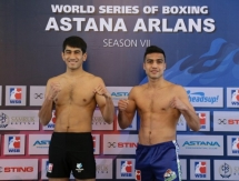 Фоторепортаж с церемонии взвешивания матча WSB «Astana Arlans» — «Uzbek Tigers»