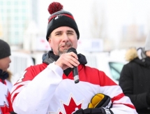 В Астане прошел турнир по хоккею на реке Ишим