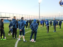 Фоторепортаж с вечерней тренировки «Окжетпеса» 19 февраля