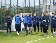 Фоторепортаж с вечерней тренировки «Окжетпеса» 19 февраля