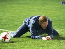 Фоторепортаж с вечерней тренировки «Окжетпеса» 19 февраля