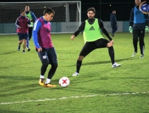 Фоторепортаж с вечерней тренировки «Окжетпеса» 19 февраля