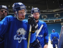 Фоторепортаж с открытой тренировки «Барыса»