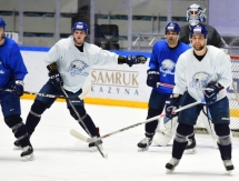 Фоторепортаж с открытой тренировки «Барыса»