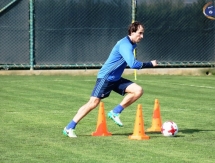 Фоторепортаж с утренней тренировки «Окжетпеса»