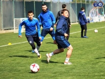 Фоторепортаж с утренней тренировки «Окжетпеса»