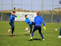 Фоторепортаж с утренней тренировки «Окжетпеса»