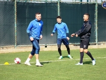 Фоторепортаж с утренней тренировки «Окжетпеса»