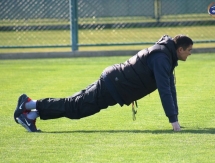 Фоторепортаж с утренней тренировки «Окжетпеса»