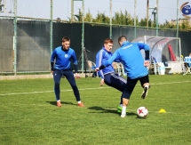 Фоторепортаж с утренней тренировки «Окжетпеса»