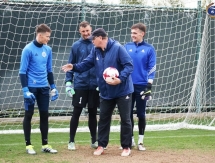 Фоторепортаж с вечерней тренировки «Окжетпеса»