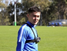 «Иртыш» сыграл в «теннисбол» на тренировке