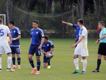 Фоторепортаж с товарищеского матча «Ордабасы» — БАТЭ 1:3