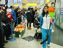 Участников Азиады торжественно встретили в Алматы