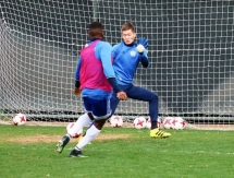 Фотографии с утренней тренировки «Окжетпеса»