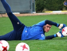 Фотографии с утренней тренировки «Окжетпеса»