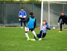 Фотографии с утренней тренировки «Окжетпеса»