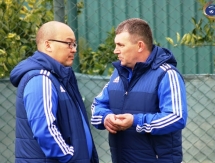 Фотографии с утренней тренировки «Окжетпеса»