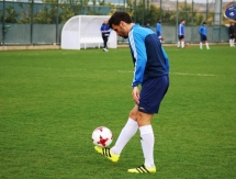 Фотографии с утренней тренировки «Окжетпеса»