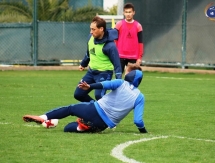 Фотографии с утренней тренировки «Окжетпеса»