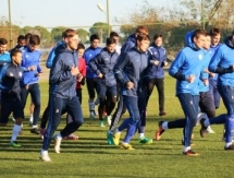 Фоторепортаж с вечерней тренировки «Окжетпеса» 2 февраля