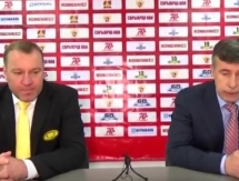 Видео послематчевой пресс-конференции игры ВХЛ «Сарыарка» — «Ермак» 3:0 