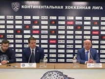 Видео послематчевой пресс-конференции игры КХЛ «Барыс» — «Динамо» Минск 5:1