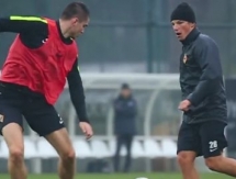 Видео тренировки «Кайрата» под дождем