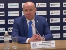 Видео послематчевой пресс-конференции игры КХЛ «Барыс» — «Динамо» Рига 1:0