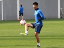 Фоторепортаж с тренировки «Астаны»