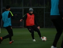 Фоторепортаж предыгровой тренировки «Кайрата»