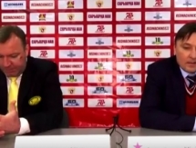 Видео послематчевой пресс-конференции игры ВХЛ «Сарыарка» — «Звезда» 1:2 Б