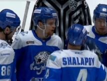 Видео шайб матча КХЛ «Барыс» — «Авангард» 1:3