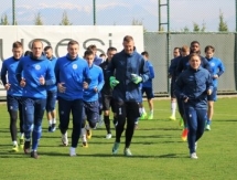Фоторепортаж с утренней тренировки «Окжетпеса»