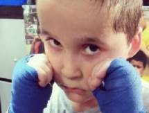 Семилетний американец Baby Golovkin нашел в своем кумире GGG стимул для тренировок