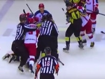 Видеообзор матча плей-офф ВХЛ «Сарыарка» — «Звезда» 0:4