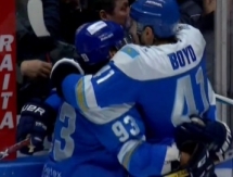 Видео шайб матча плей-офф КХЛ «Барыс» — «Трактор» 3:1