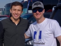 Головкин пожелал удачи автогонщику NASCAR