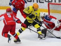 Фоторепортаж с матча плей-офф ВХЛ «Звезда» — «Сарыарка» 2:3 ОТ