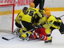 Фоторепортаж с матча плей-офф ВХЛ «Звезда» — «Сарыарка» 2:3 ОТ