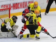 Фоторепортаж с матча плей-офф ВХЛ «Звезда» — «Сарыарка» 2:3 ОТ